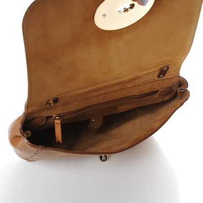 Mulberry Glossy Goatskin Lily Deer Brown 5 of 9