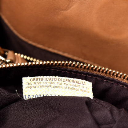 Bottega Veneta Nappa Intrecciato Shoulder Bag Camel 7 of 9
