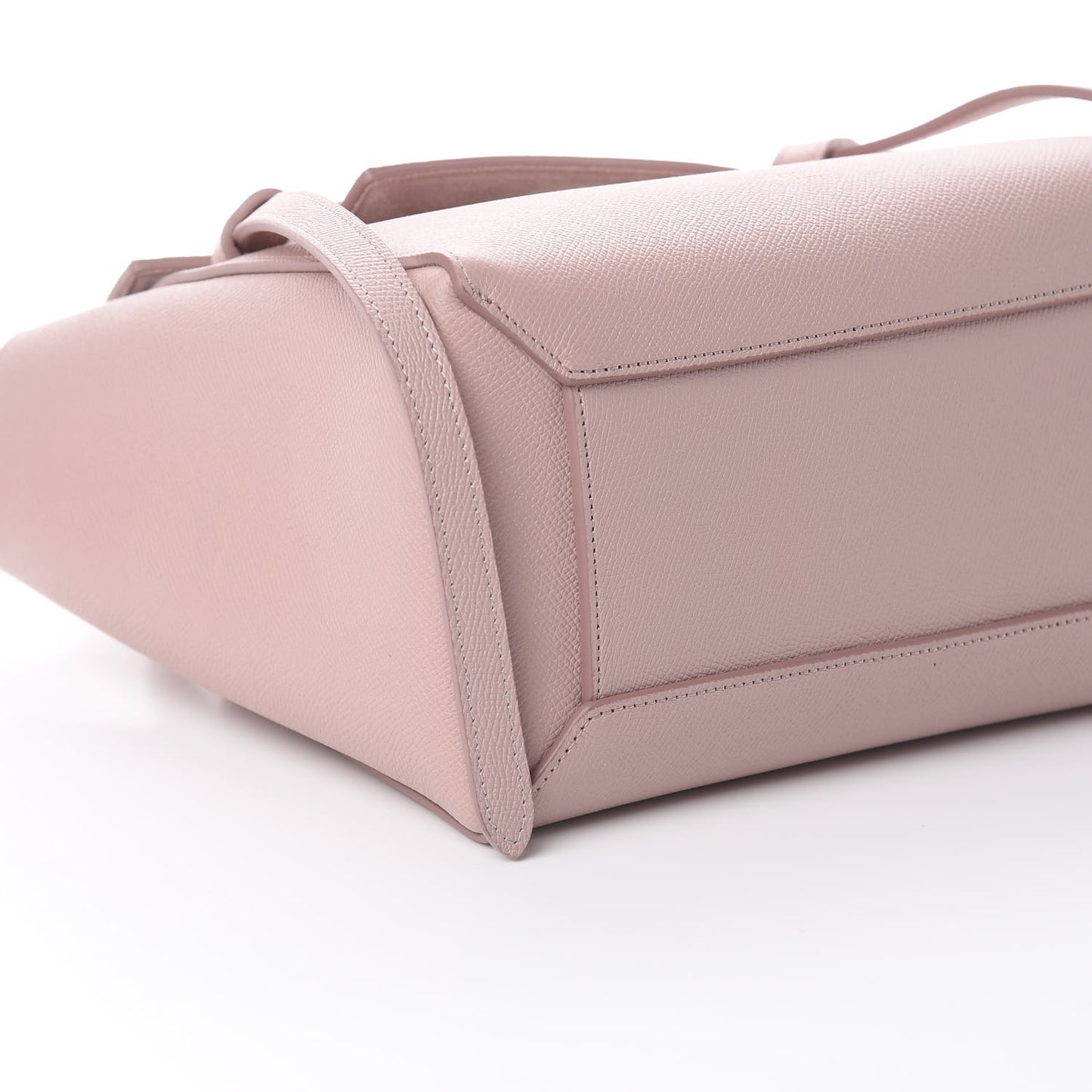 Grained Calfskin Micro Belt Bag Vintage Pink