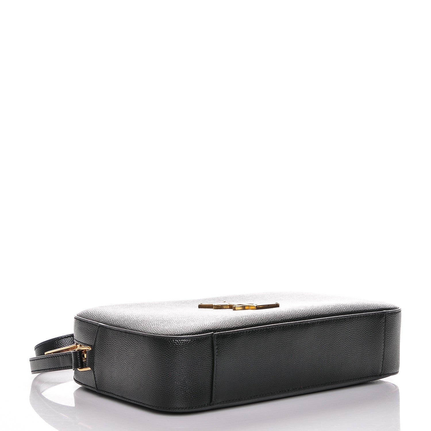 Saint Laurent Grain De Poudre Medium Classic Monogram Camera Bag Black 4 of 6