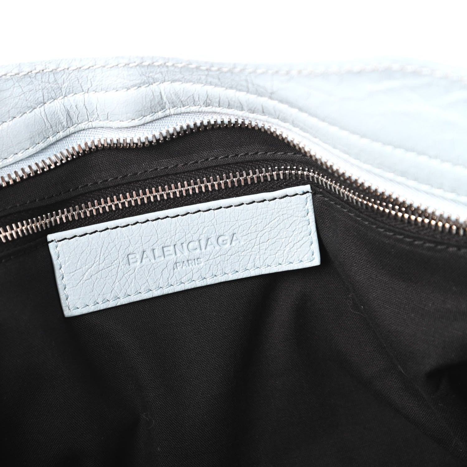 Balenciaga Agneau Giant 12 Silver Hardware City Bleu Dragee 8 of 10