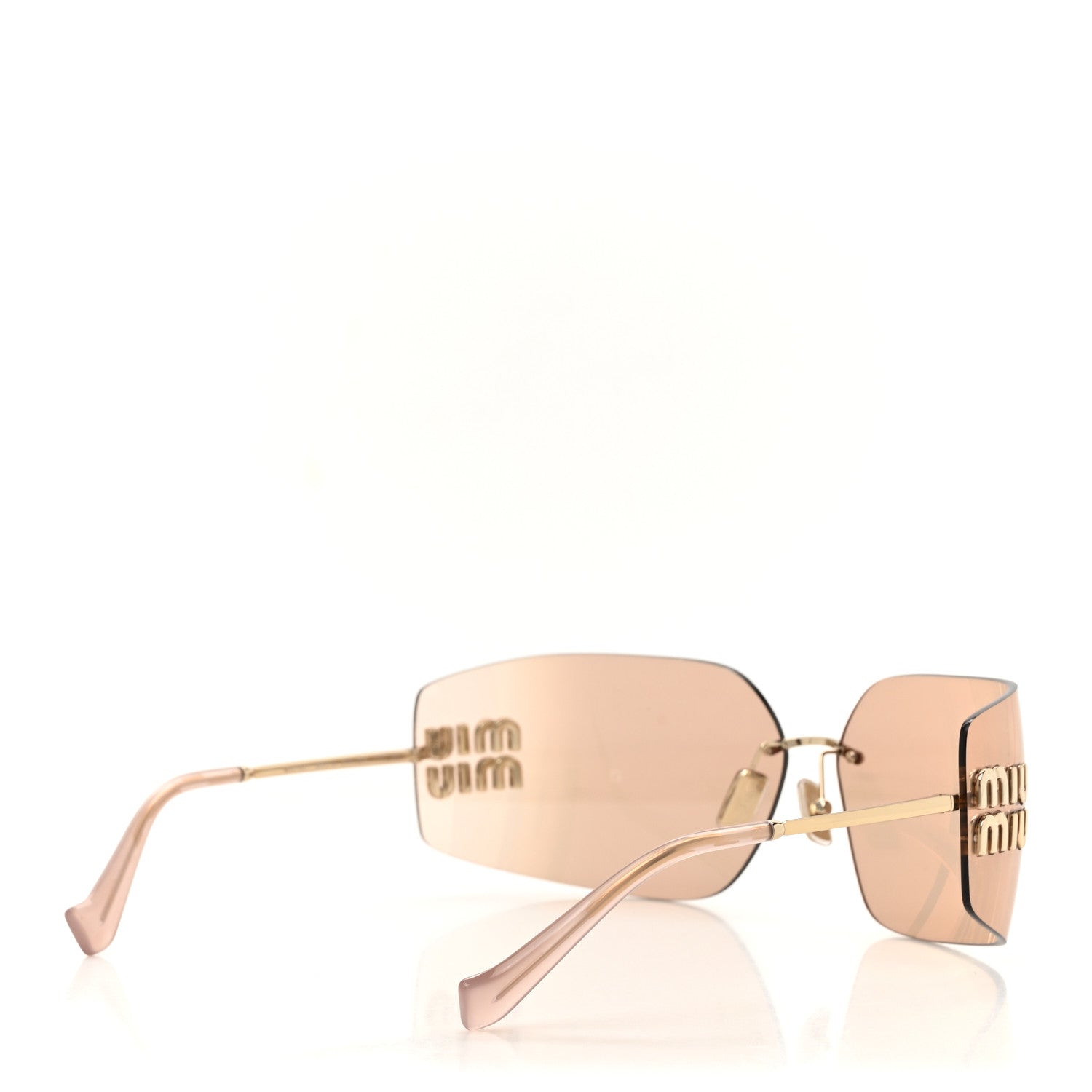 Miu Miu Metal Runway Sunglasses SMU54Y Gold 8 of 14