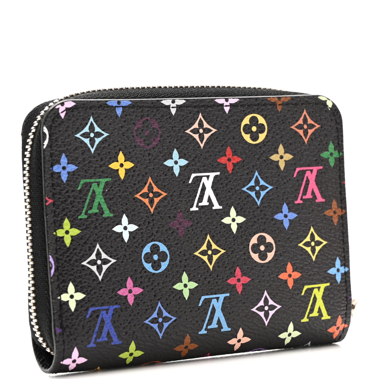 LV x TM Monogram Multicolor Zippy Coin Purse Black