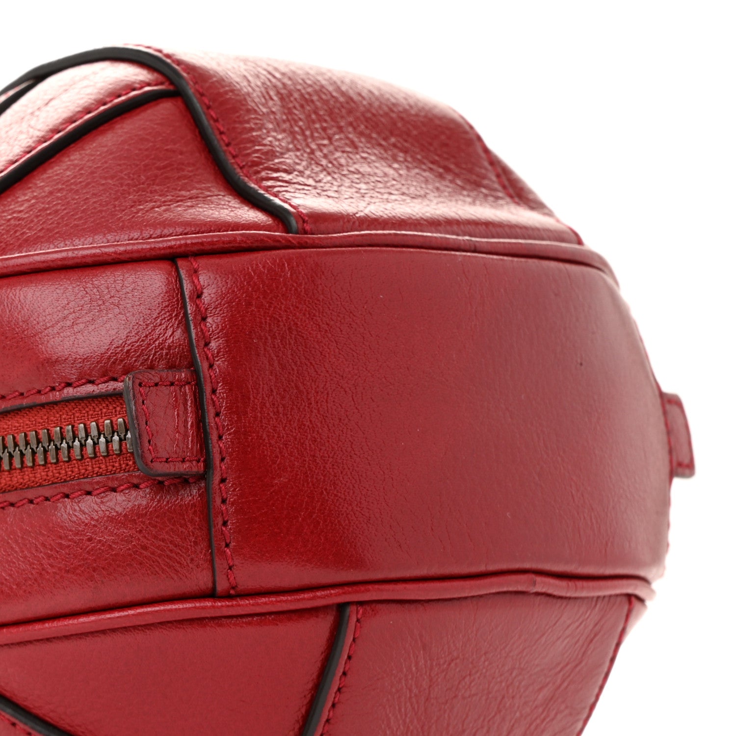 Gucci Piuma Lux Energy Mini Tifosa Basketball Shaped Shoulder Bag Romantic Cerise 9 of 13