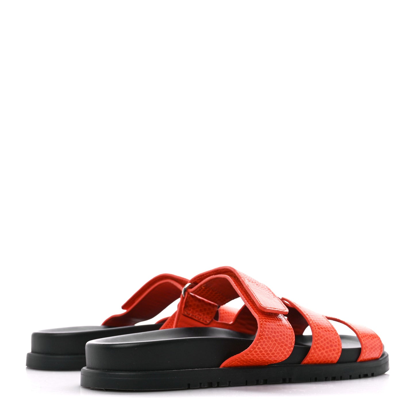 Lizard Womens Chypre Sandals 38 Orange Synthetique