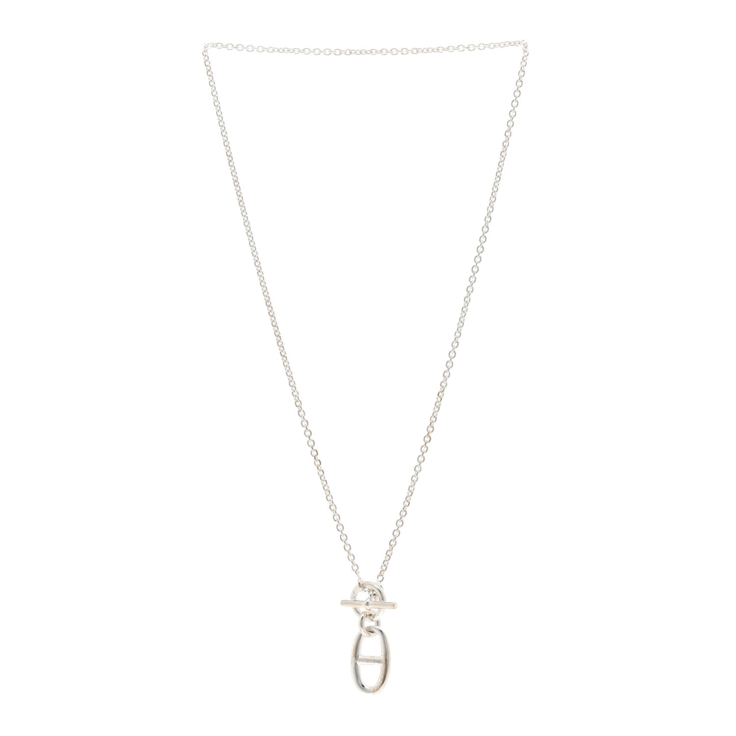 Sterling Silver Amulette Chaine d'Ancre Necklace