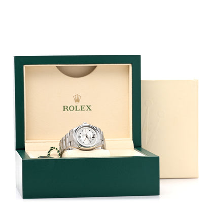 Rolex Stainless Steel 31mm Oyster Perpetual Watch Silver 177200 5 of 5