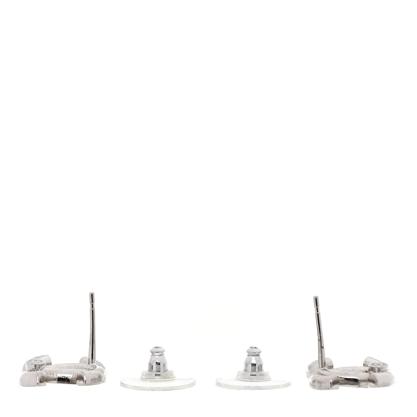 Crystal Palais Garnier CC Earrings Silver