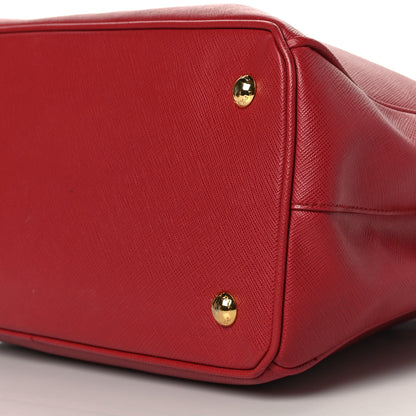 Prada Saffiano Medium Galleria Double Zip Tote Fuoco 11 of 13