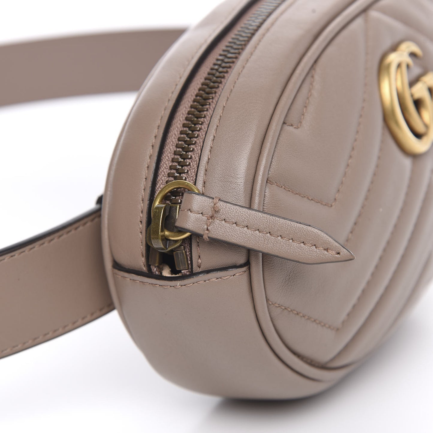 Calfskin Matelasse GG Marmont Belt Bag 85 34 Porcelain Rose