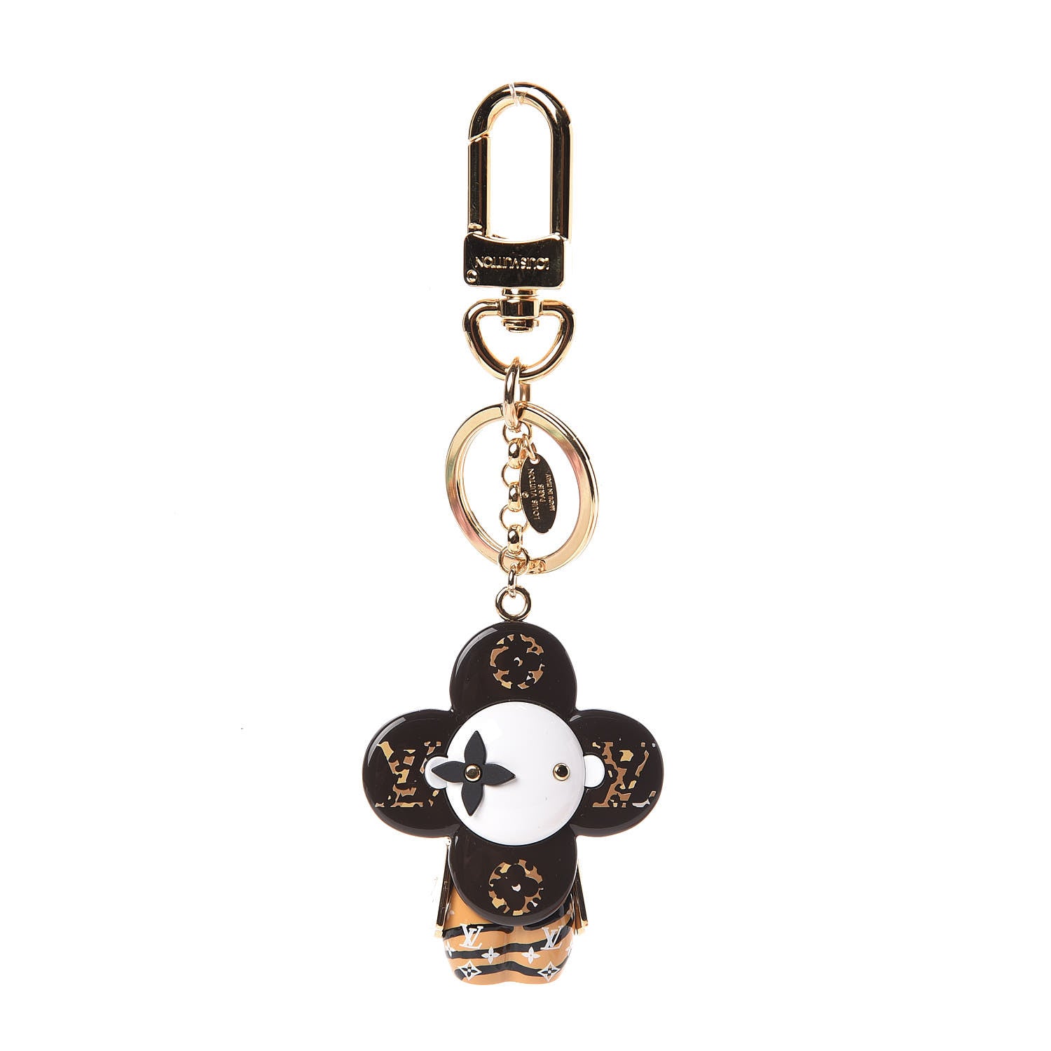 Louis Vuitton Resin Wood Vivienne Jungle Bag Charm Key Holder 1 of 4