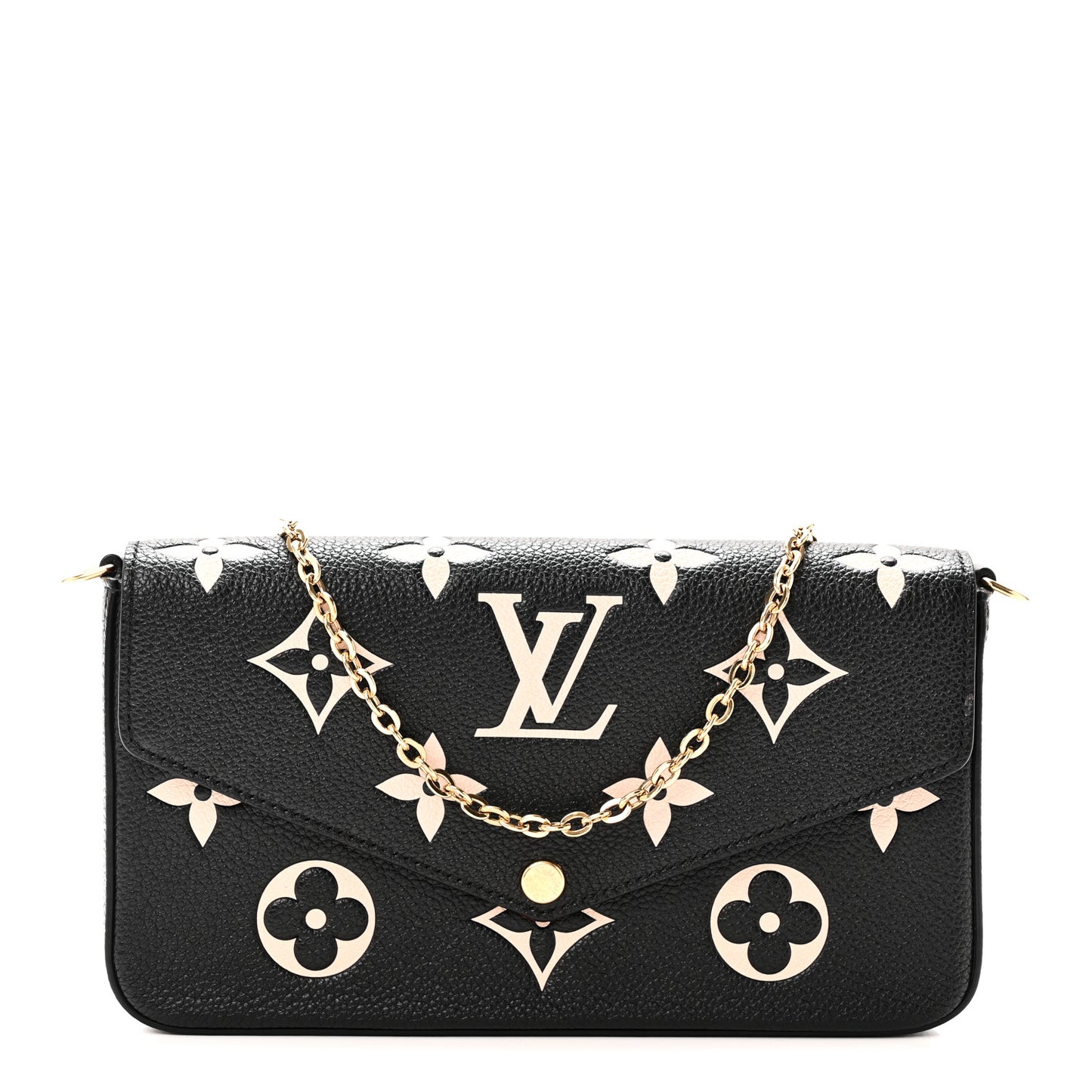 Empreinte Monogram Giant Felicie Pochette Black Beige