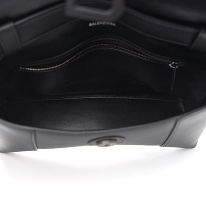 Balenciaga Semi Shiny Smooth Calfskin Monochrome XS Downtown Shoulder Bag Black 5 of 11