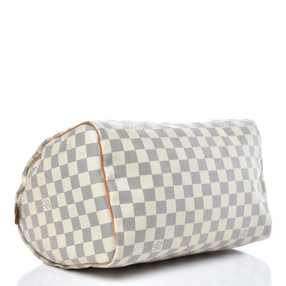 Louis Vuitton Damier Azur Speedy 30 4 of 18