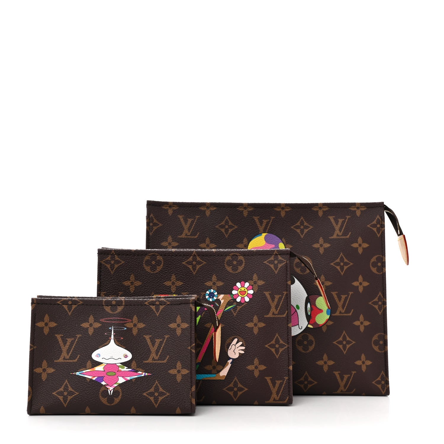 Louis Vuitton LV X TM Monogram Trio Toiletry Pouch Set 1 of 9