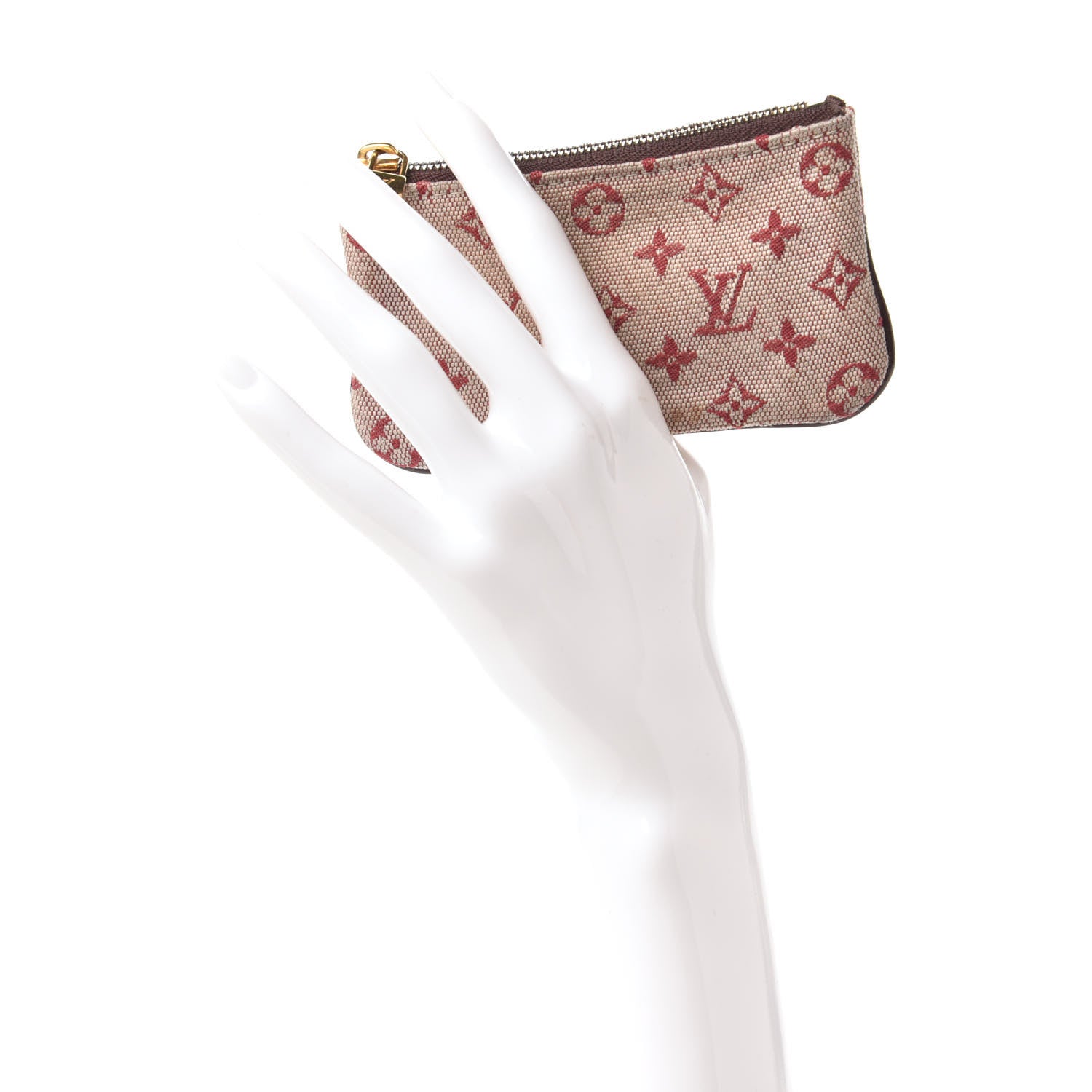 Louis Vuitton Mini Monogram Key Pouch Cherry 2 of 10