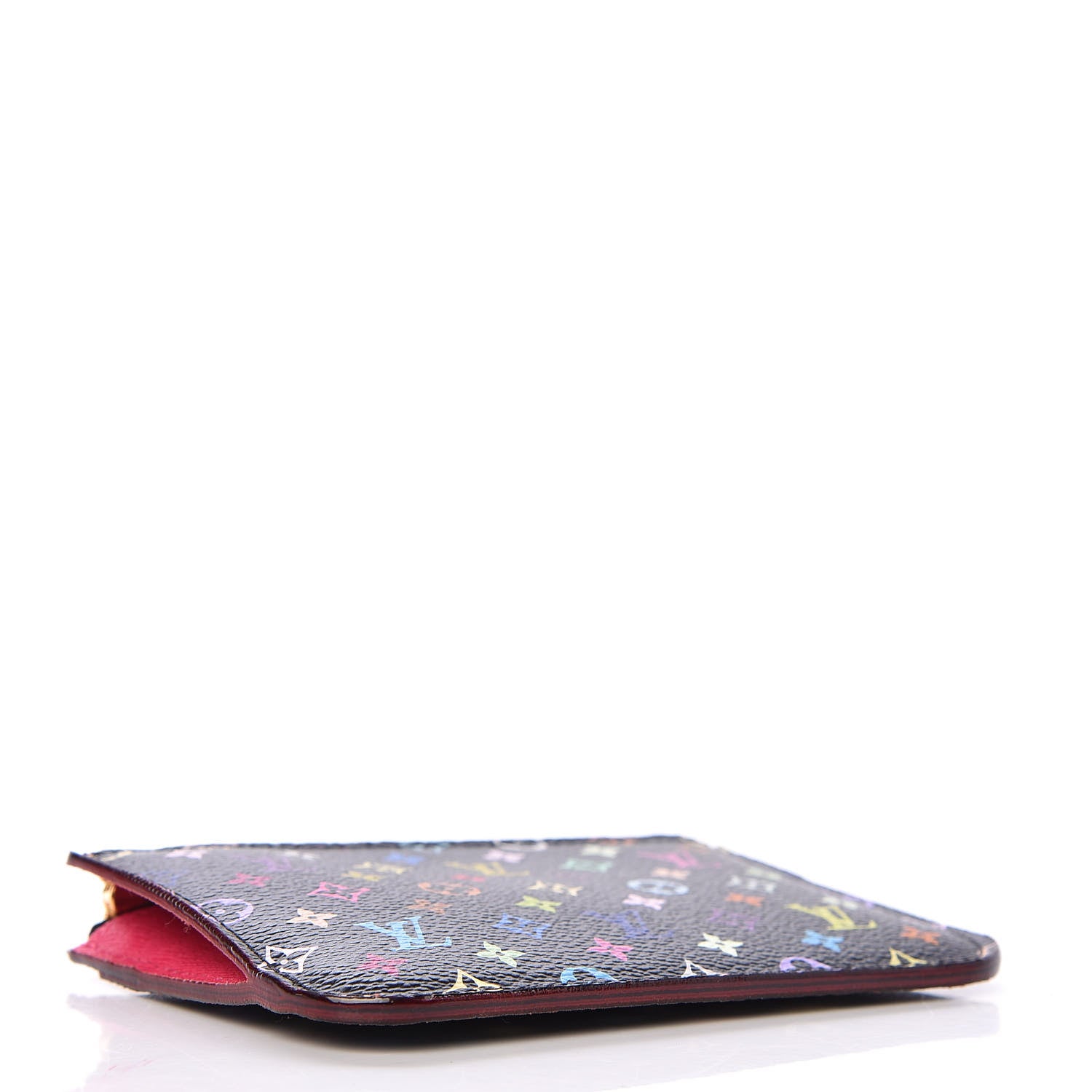 Louis Vuitton Monogram Multicolor Key Pouch Black Grenade 4 of 7