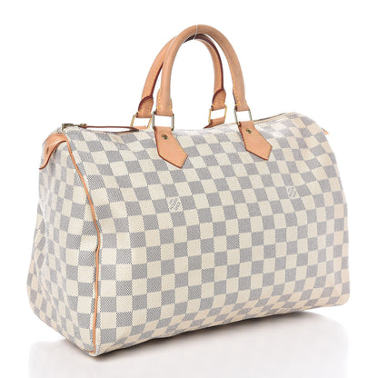 Louis Vuitton Damier Azur Speedy 35 3 of 18