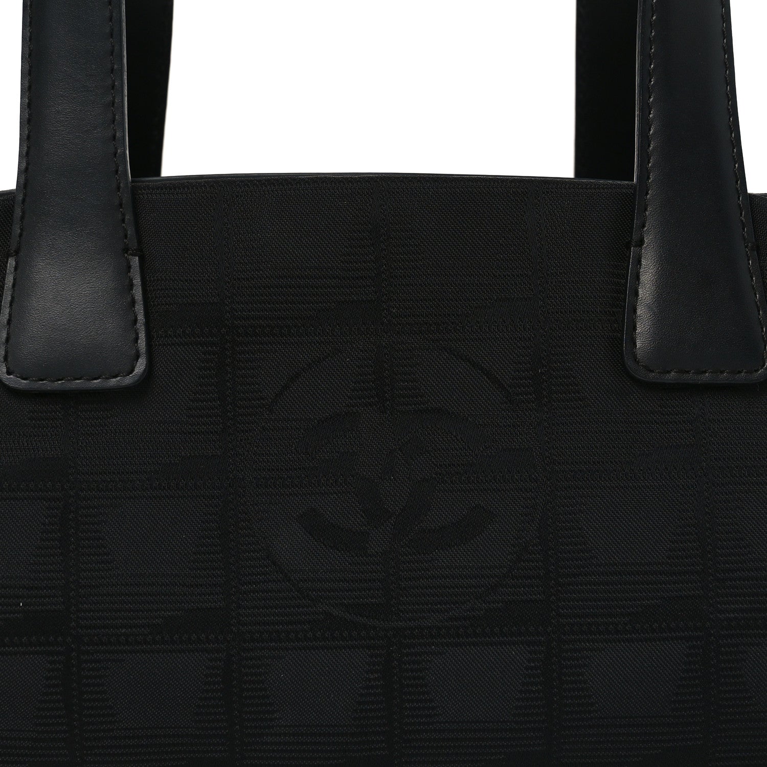 Chanel Nylon Travel Bowler Black 8 of 10