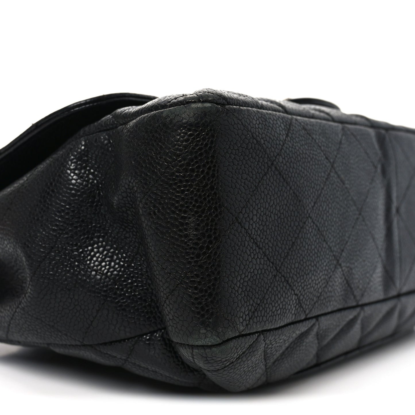 Caviar Quilted Jumbo Single Flap Black