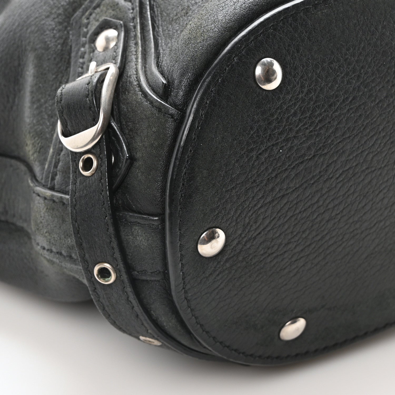 Balenciaga Calfskin Emo Bucket Bag XS Black 10 of 11