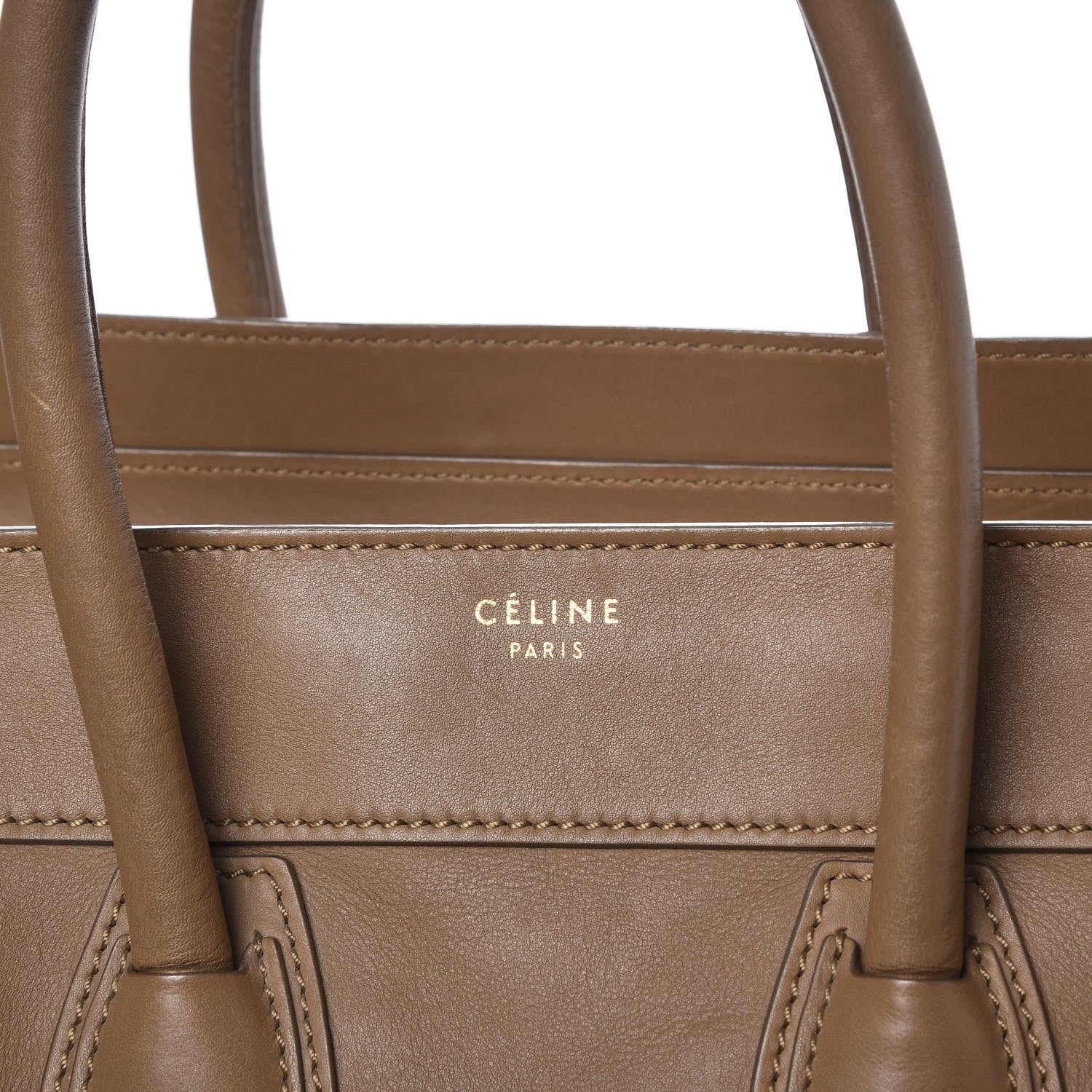 Celine Smooth Calfskin Mini Luggage Camel 10 of 16