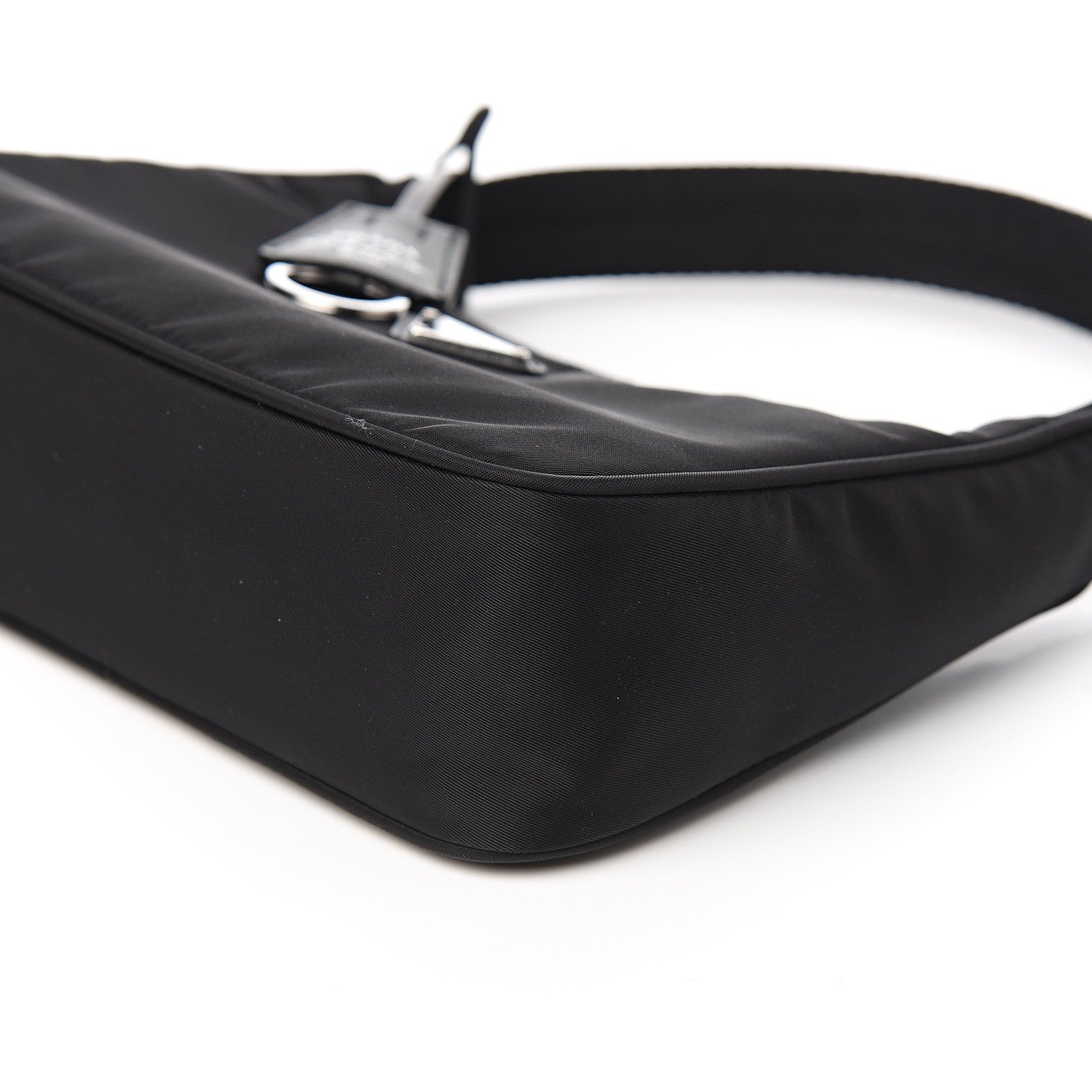 Prada Tessuto Nylon Mini Re-Edition 2000 Bag Black 7 of 9