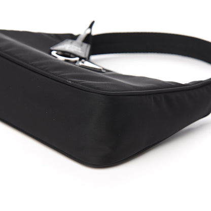 Prada Tessuto Nylon Mini Re-Edition 2000 Bag Black 7 of 9