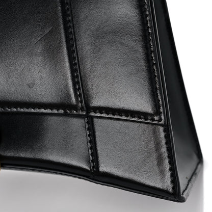 Balenciaga Shiny Box Calfskin Small Hourglass Top Handle Bag Black 15 of 16