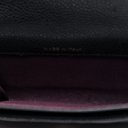 Chanel Caviar Quilted Flap Card Holder Black 3 of 5