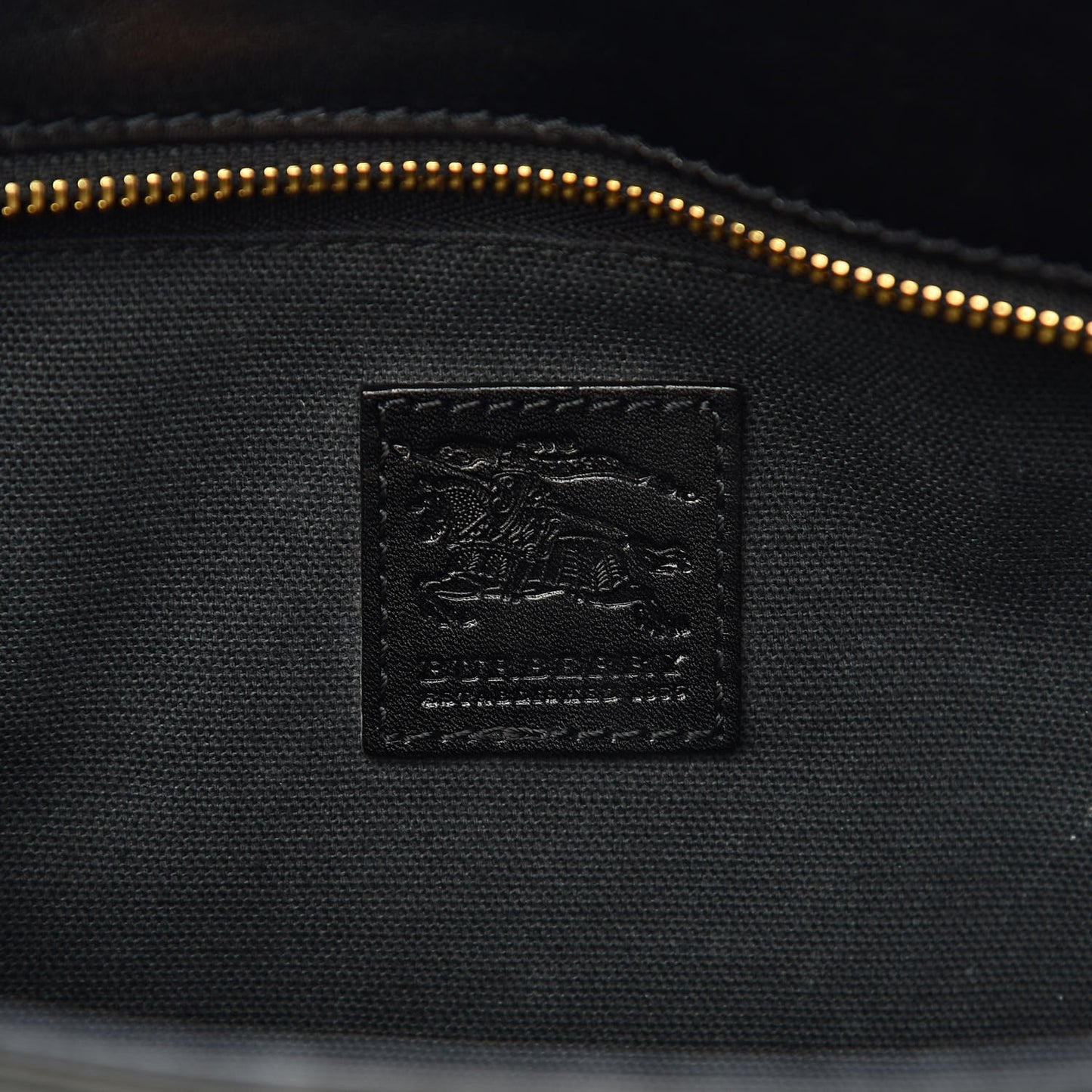 House Check Bridle Calfskin Kent Bag Black