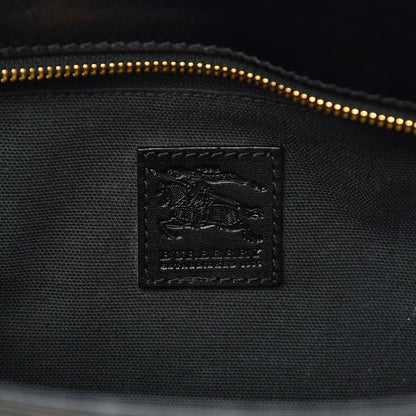Burberry House Check Bridle Calfskin Kent Bag Black 6 of 20