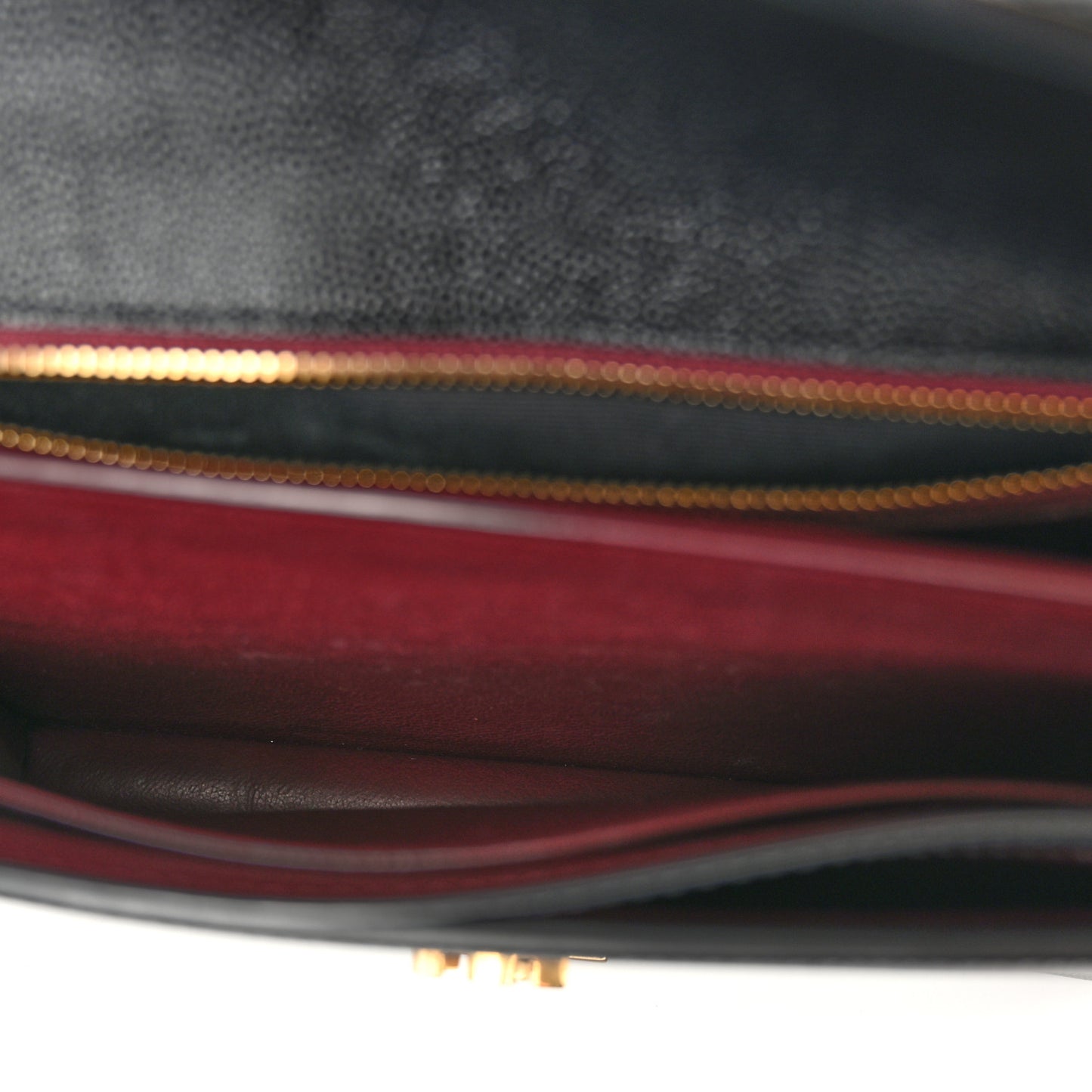 Grain De Poudre Monogram Cassandra Clasp Bag Black Rouge Legion