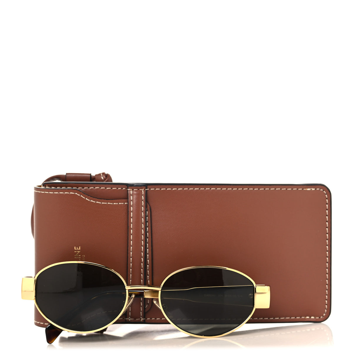 Metal Triomphe 01 Sunglasses CL40235U Gold Green