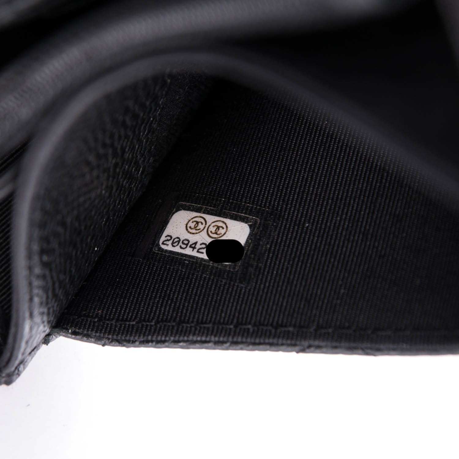Chanel Caviar Quilted Small Flap Wallet Black 8 of 8