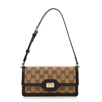 Gucci GG Monogram Mini Luce Shoulder Bag Beige Ebony 1 of 13