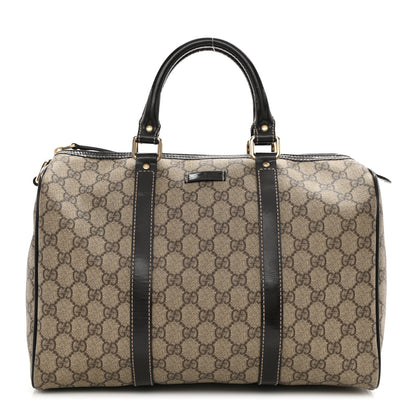 Gucci Metallic Monogram Canvas Medium Joy Boston Black 1 of 10