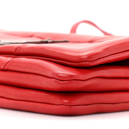 Saint Laurent Lambskin Patchwork Monogram Small Jamie Red 10 of 13