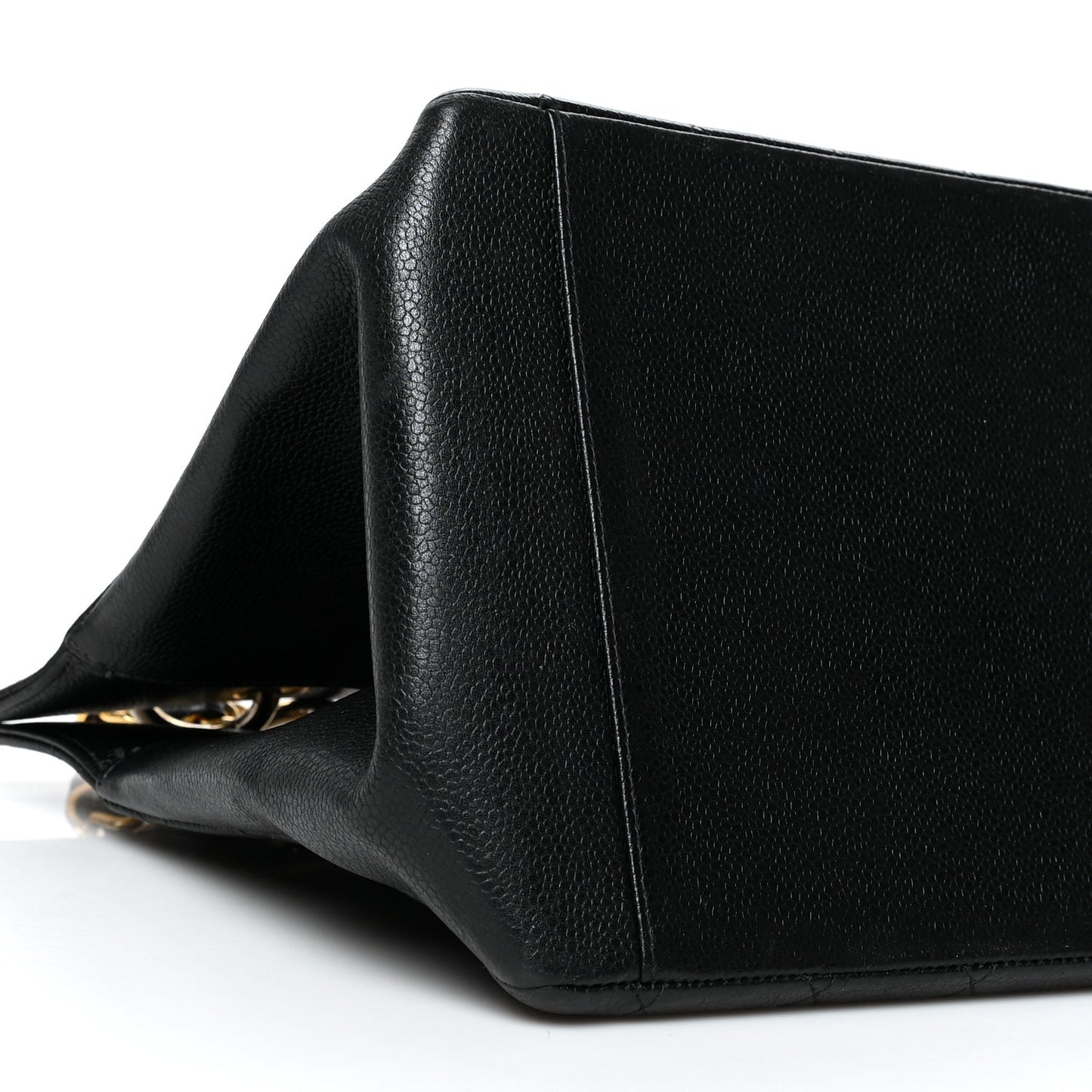 Caviar Quilted Grand Timeless Tote GTT Black