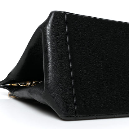 Chanel Caviar Quilted Grand Timeless Tote GTT Black 9 of 10