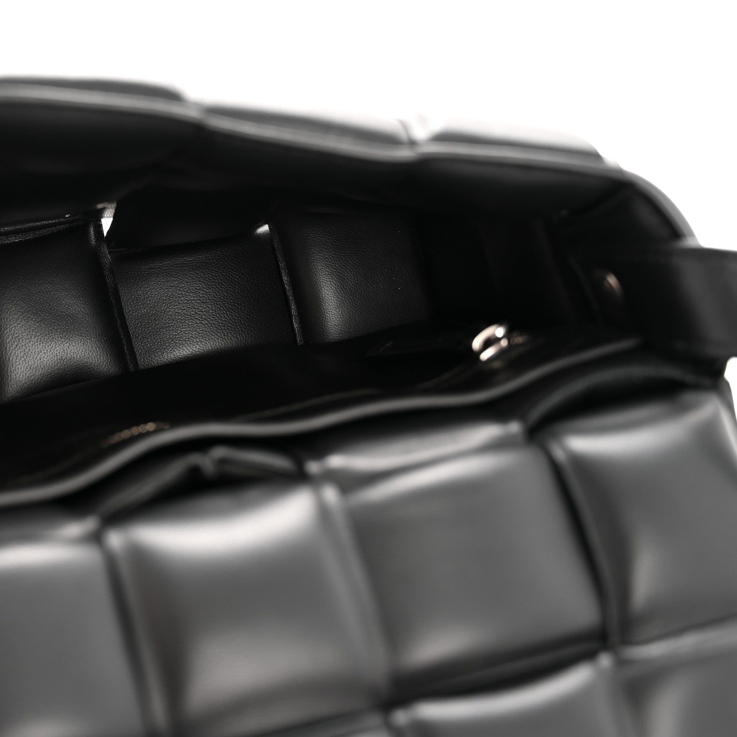 Bottega Veneta Nappa Maxi Intreccio Padded Cassette Crossbody Bag Black 8 of 29