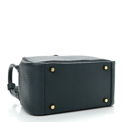 Hermes Taurillon Clemence Mini Lindy 20 Vert Cypress 4 of 10