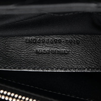 Saint Laurent Calfskin Y Quilted Monogram Small Loulou Chain Satchel Black 7 of 10