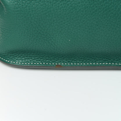 Hermes Taurillon Clemence Halzan 31 Malachite 14 of 18