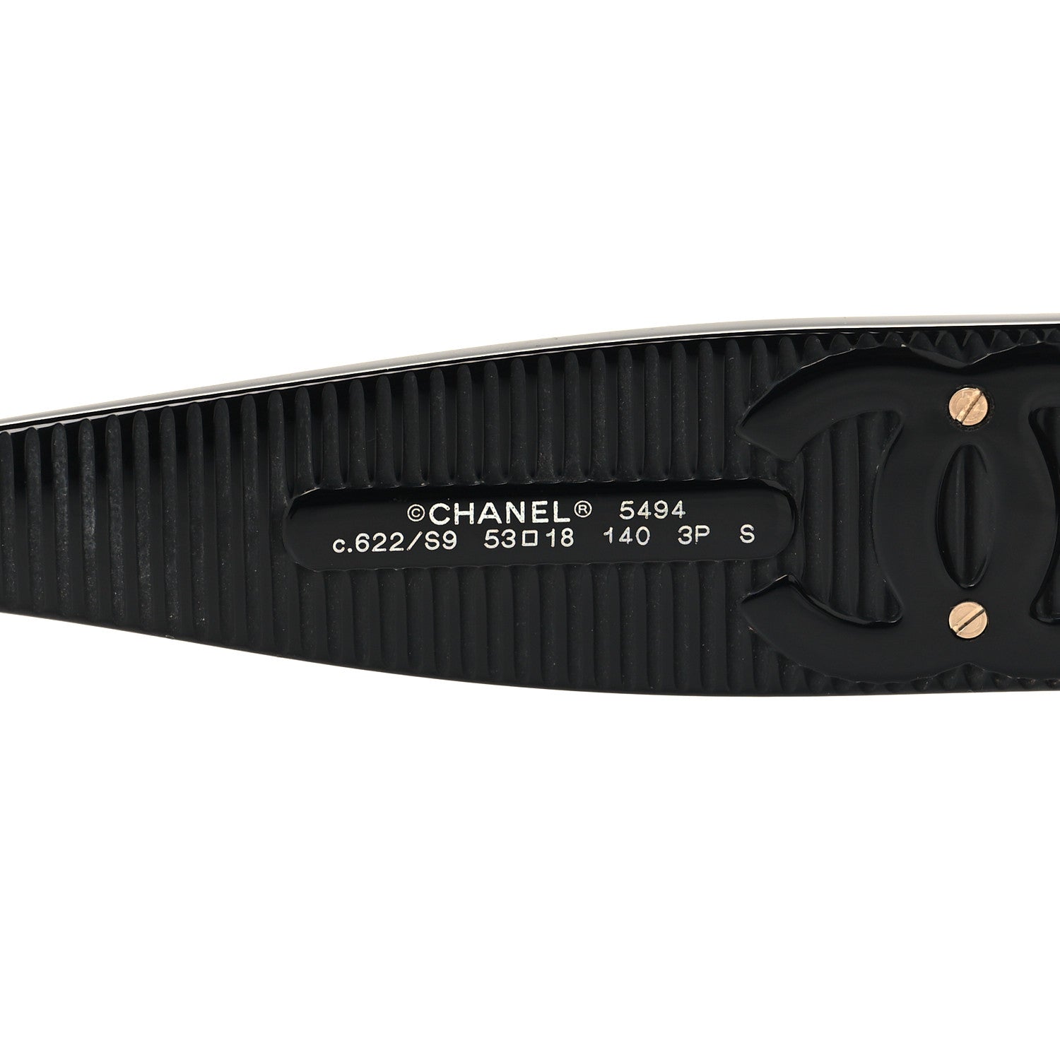 Chanel Square Polarized CC Sunglasses 5494-A Black 5 of 8