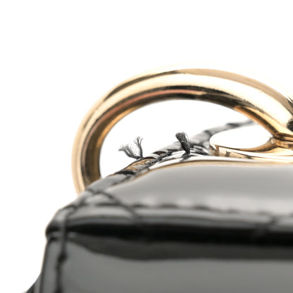 Christian Dior Patent Cannage Small Lady Dior Black 11 of 11