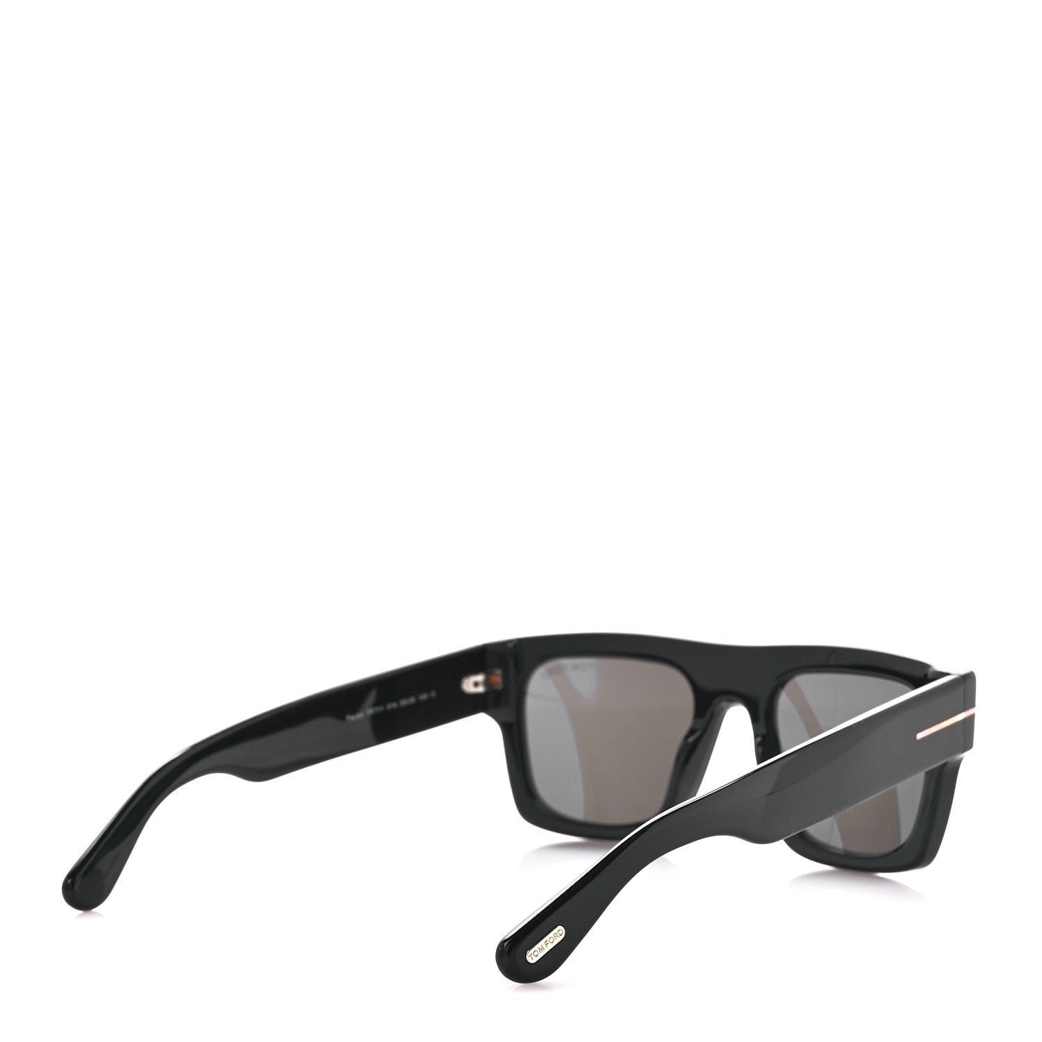 Tom Ford Acetate Fausto Sunglasses TF711 Black 4 of 8