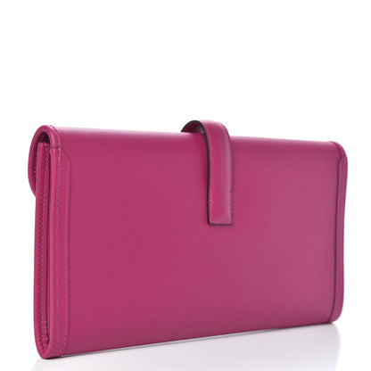 Hermes Swift Jige Elan 29 Clutch Rose Pourpre 3 of 10