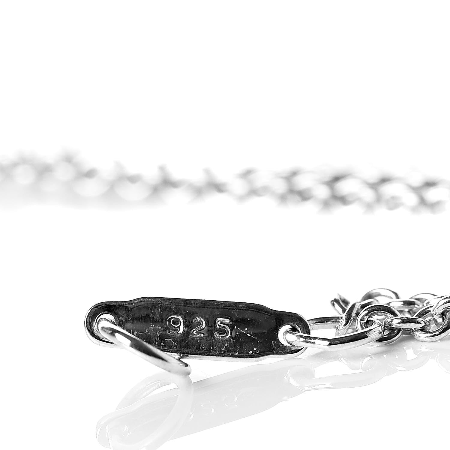 Tiffany Sterling Silver Figure 8 Pendant Necklace 5 of 6