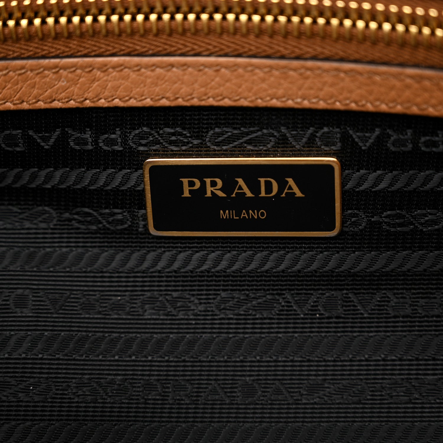 Prada Vitello Phenix Bauletto Caramel 6 of 16